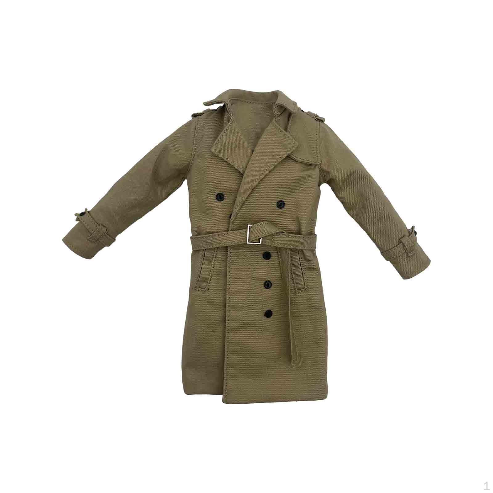 1/6 Тренч, ручная работа, одежда для кукол, миниатюрная одежда для модели 12 , аксессуары для одежды для фигурок хаки
1/6 Тренч, ручная работа, одежда для кукол, миниатюрная одежда для модели 12 , аксессуары для одежды для фигурок хаки