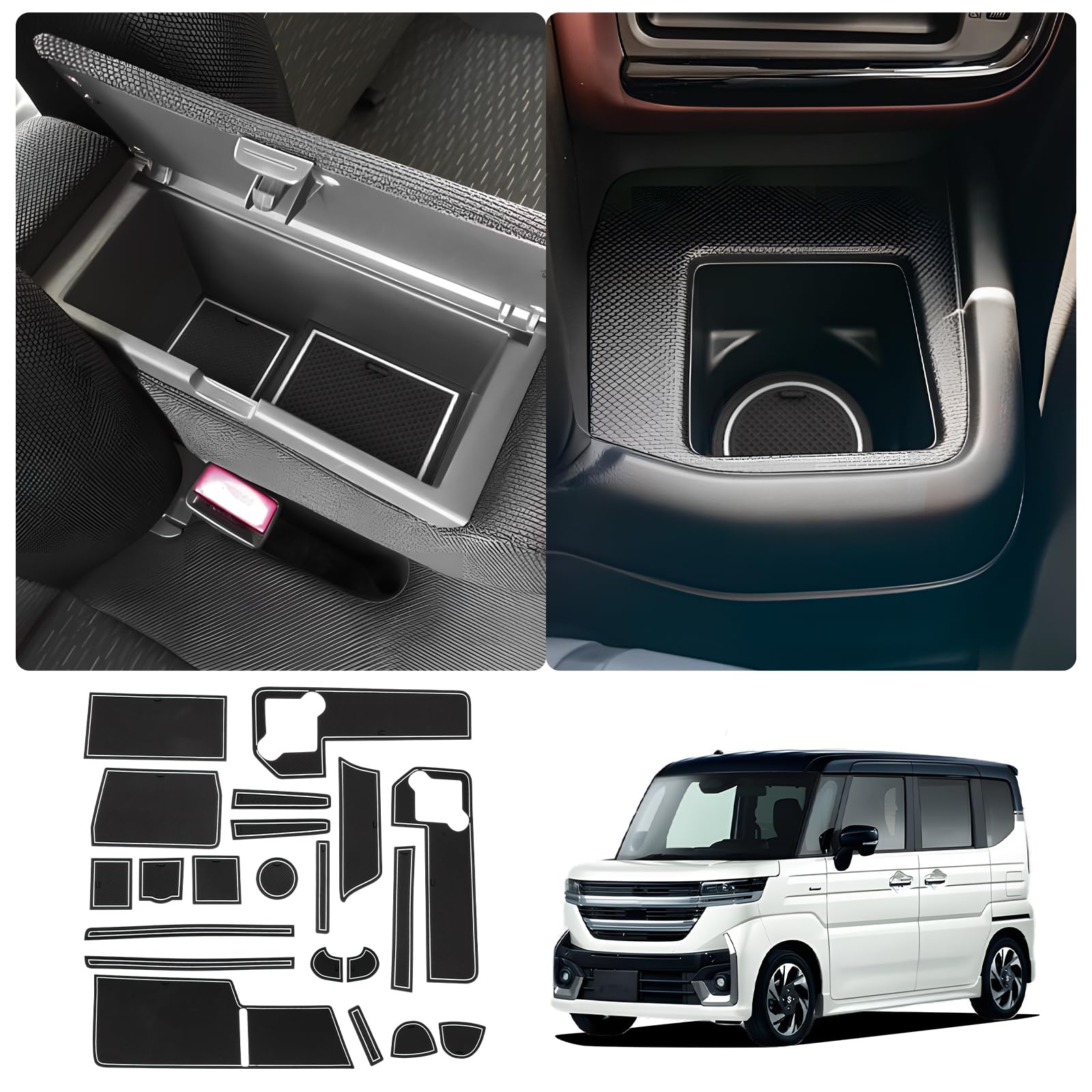 LUWU Suzuki Spacia/Spacia Custom MK54S/MK94S Interior Rubber Mat (White / 21 PCS Set) Door Specialty Spacia Custom MK54S/MK94S
LUWU Suzuki Spacia/Spacia Custom MK54S/MK94S Interior Rubber Mat (White / 21 PCS Set) Door Specialty Spacia Custom MK54S/MK94S
