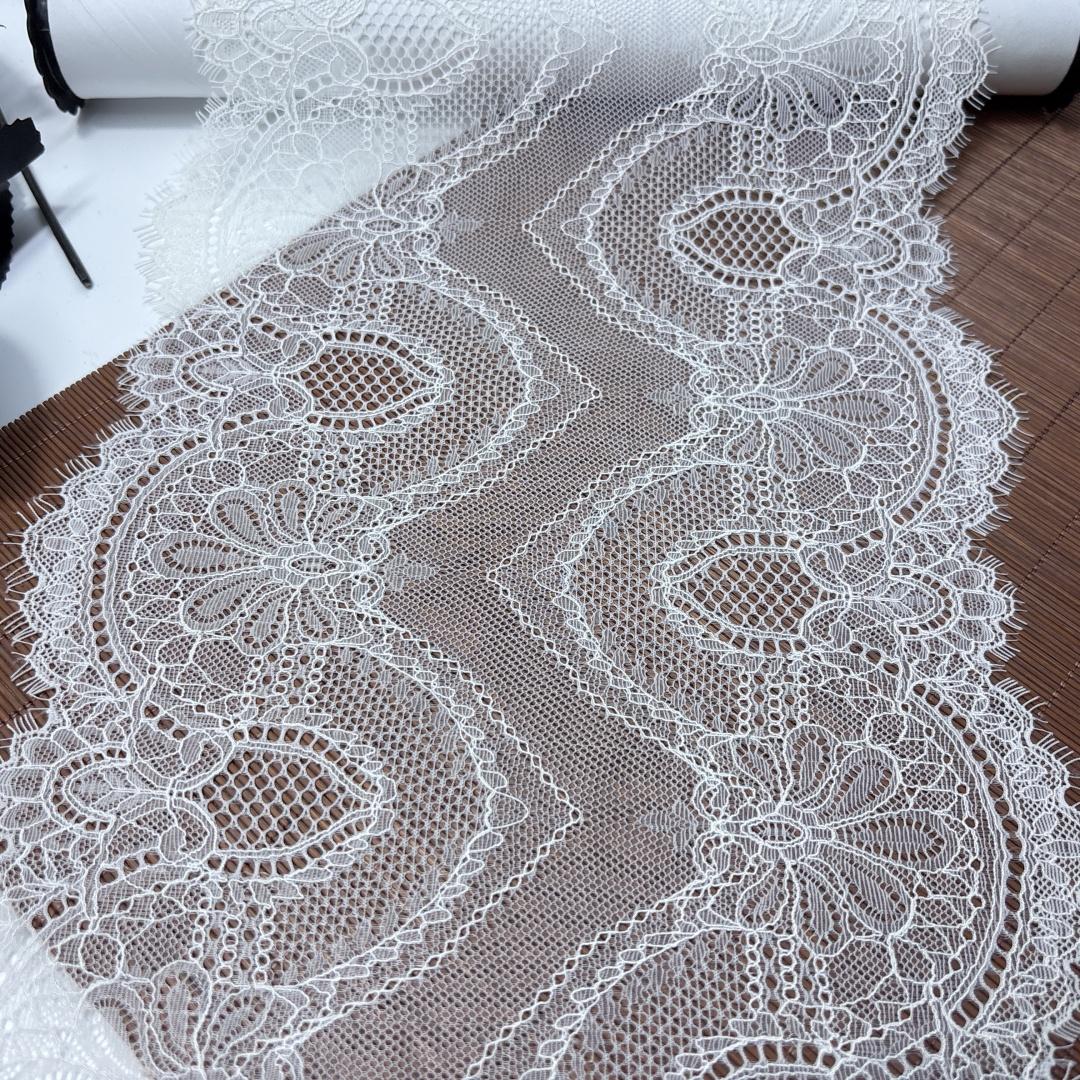 (2 цвета) Кружево отделочное из спандекса шириной 23,5 см, эластичная кружевная ткань с ресничками для нижнего белья, бюстгальтеров, трусов, платьев, домашнего декора, рукоделия 1 meter x 24 cm белый
(2 цвета) Кружево отделочное из спандекса шириной 23,5 см, эластичная кружевная ткань с ресничками для нижнего белья, бюстгальтеров, трусов, платьев, домашнего декора, рукоделия 1 meter x 24 cm белый