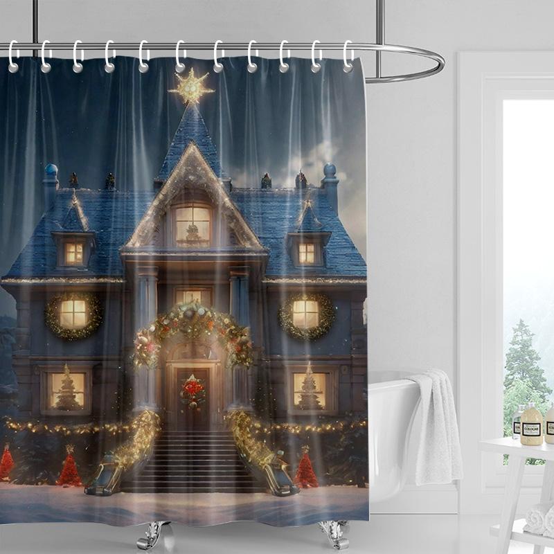 Украшение дома шторки для душа для ванной водонепроницаемая шторная ткань Современный скандинавский стиль Гостиная С Рождеством зимний 90x180cm
Украшение дома шторки для душа для ванной водонепроницаемая шторная ткань Современный скандинавский стиль Гостиная С Рождеством зимний 90x180cm
