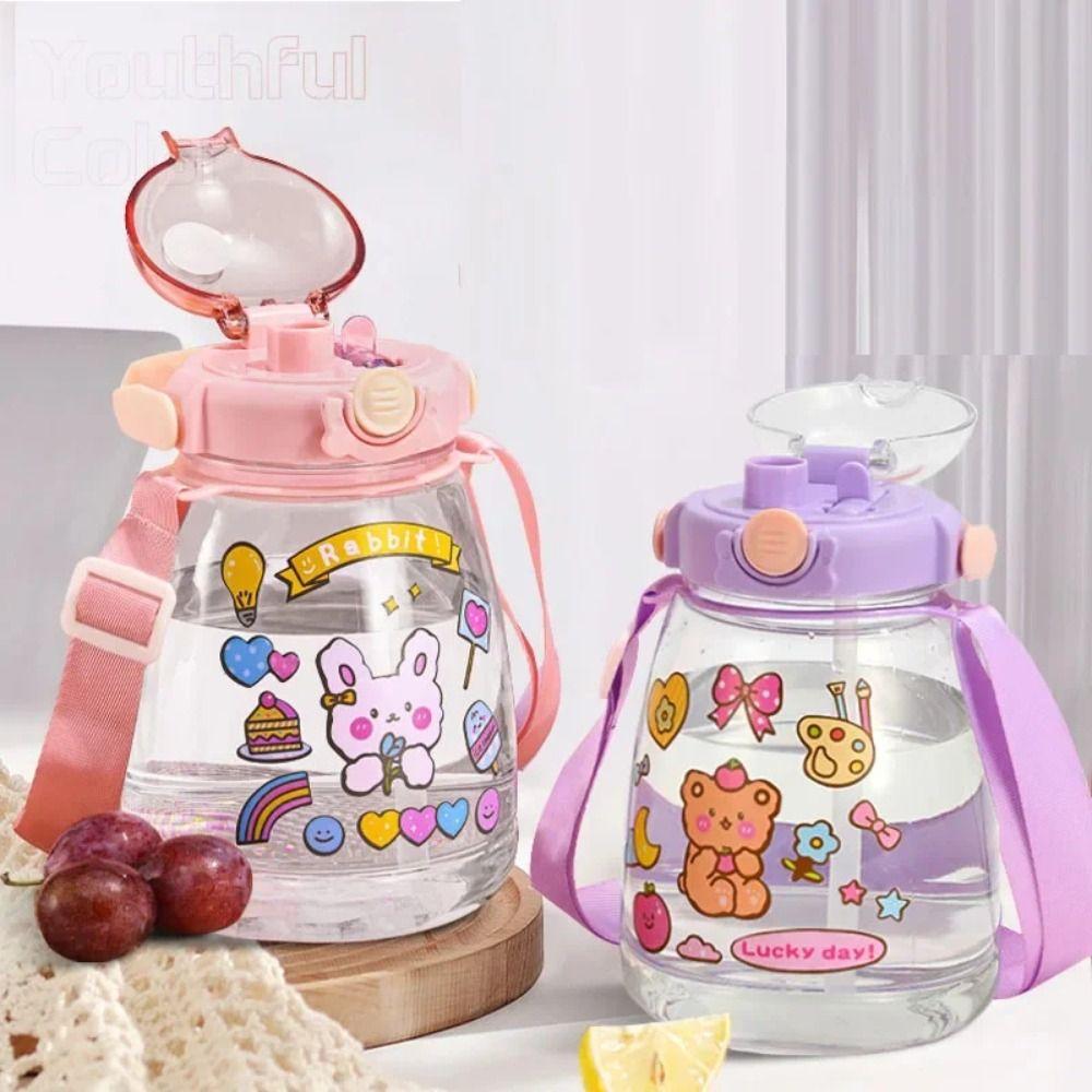 with Straw Water Bottle with Straw Big Belly Large-Capacity Water Cup Summer 1300ml синій
with Straw Water Bottle with Straw Big Belly Large-Capacity Water Cup Summer 1300ml синій