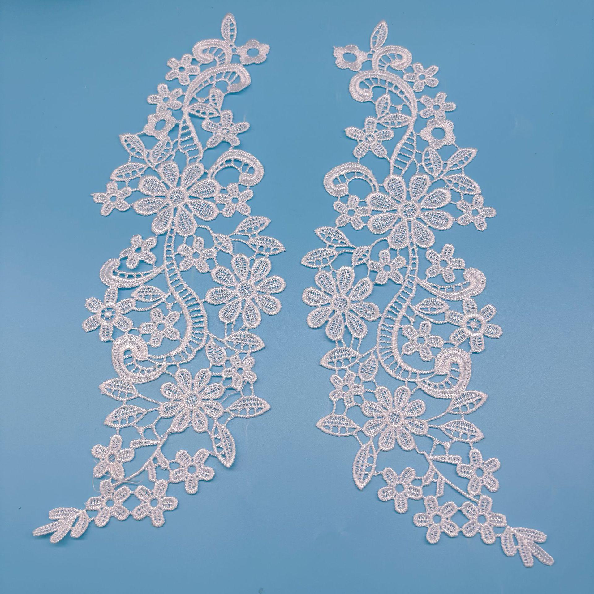 Water Soluble Lace Pair Flower Polyester Light Embroidery Pair Flower Patch Hollow Cloth Sticker Flower Diy Clothing Accessories Black And White White 30 * 10cm
Water Soluble Lace Pair Flower Polyester Light Embroidery Pair Flower Patch Hollow Cloth Sticker Flower Diy Clothing Accessories Black And White White 30 * 10cm