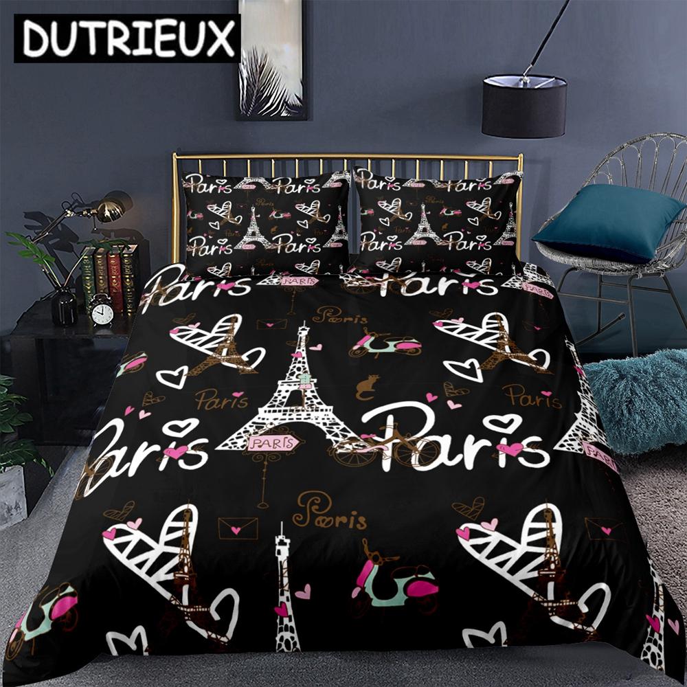 Paris Eiffel Tower 3D Duvet Cover Bedding Set Comforter Linen Pillowcases Home Decor Single Double Twin King Queen (135x200cm)
Paris Eiffel Tower 3D Duvet Cover Bedding Set Comforter Linen Pillowcases Home Decor Single Double Twin King Queen (135x200cm)