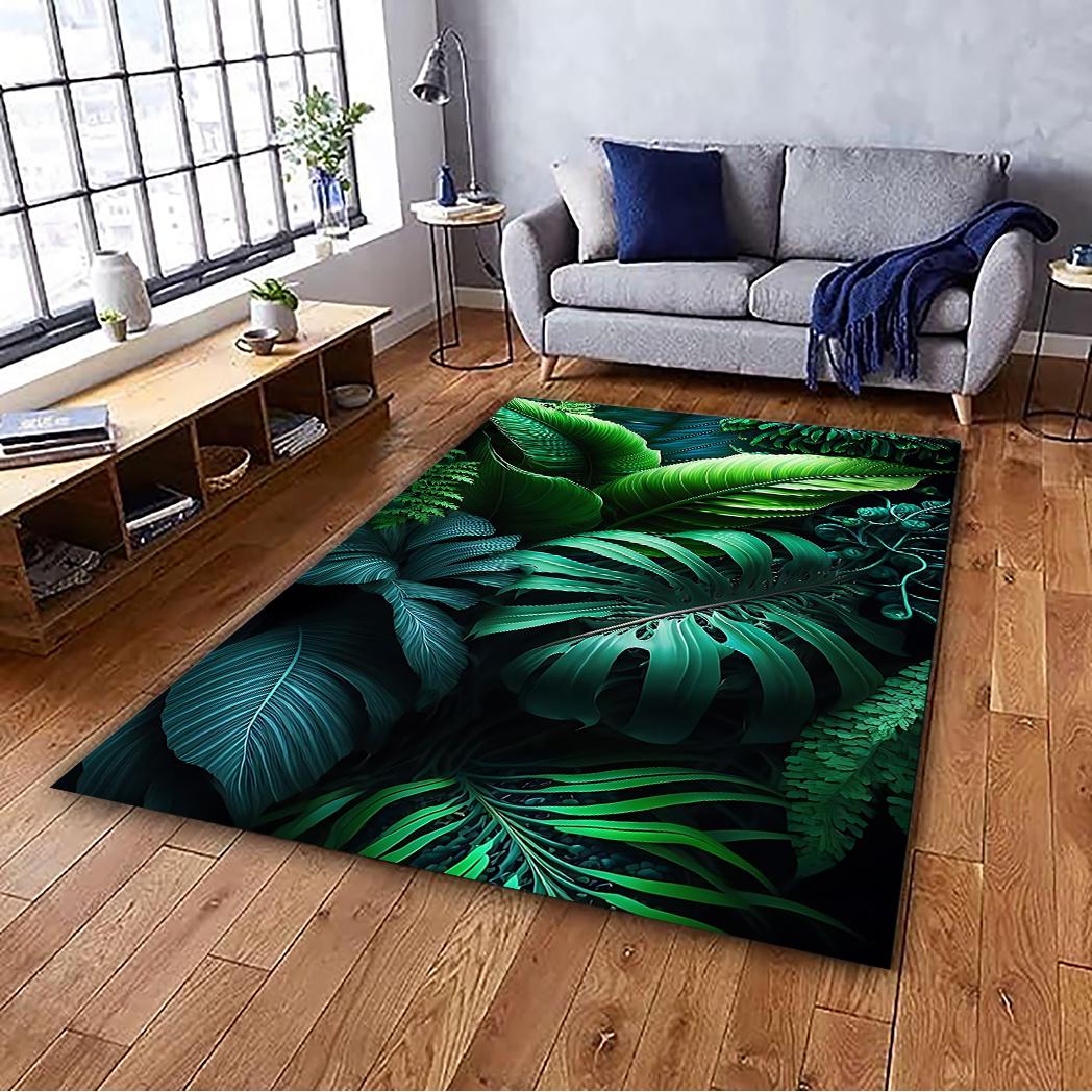 1pc Large Tropical Leaf Area Mat - Heavy-Duty 850gsm Polyester Floor Mat with Green & Leaf Pattern, Machine Washable Indoor/Outdoor Mat for 80cm x 120cm
1pc Large Tropical Leaf Area Mat - Heavy-Duty 850gsm Polyester Floor Mat with Green & Leaf Pattern, Machine Washable Indoor/Outdoor Mat for 80cm x 120cm