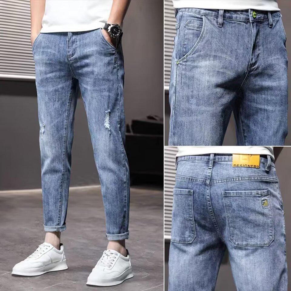 Мужские весенние повседневные свободные джинсы Straight Hole - модные брюки с 9-точечным узором для весны и осени 30 синий
Мужские весенние повседневные свободные джинсы Straight Hole - модные брюки с 9-точечным узором для весны и осени 30 синий