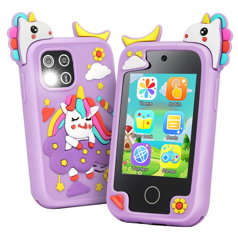 Kids Smart Phone for Girls,boys Gifts - Toddler Christmas Birthday Gift for Age 3 4 5 6 Year Old, Kids Cell Phone Toy with Touchscreen, Dual Cameras, Pink Unicorn
Kids Smart Phone for Girls,boys Gifts - Toddler Christmas Birthday Gift for Age 3 4 5 6 Year Old, Kids Cell Phone Toy with Touchscreen, Dual Cameras, Pink Unicorn