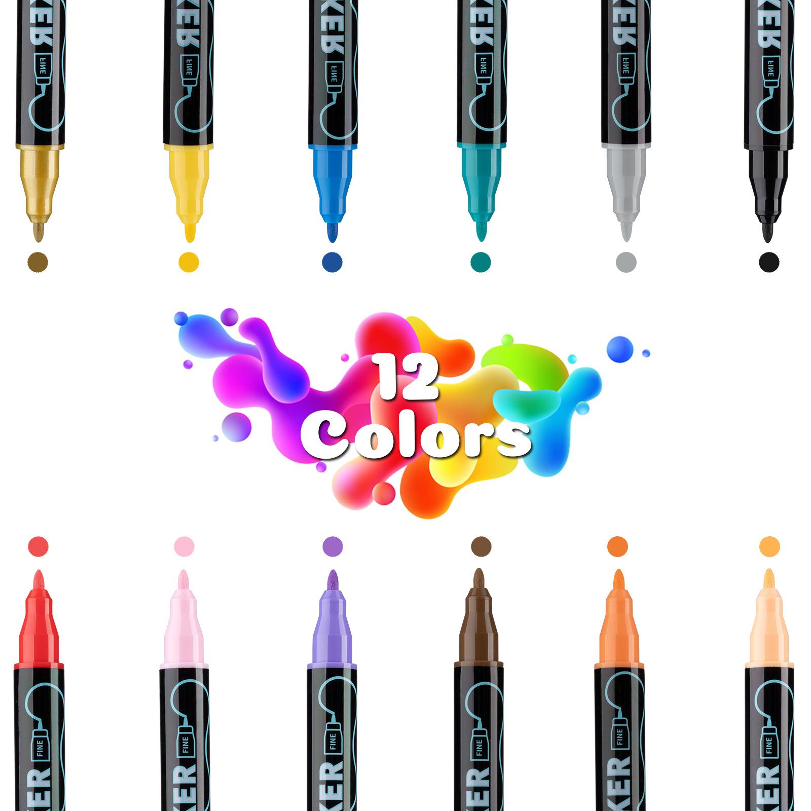 Acrylic Paint Markers Set Dot & Fine Tip Art Markers Pens for Kids Adults Christmas Gifts Fabric Wood DIY Crafts Art Supplies
Acrylic Paint Markers Set Dot & Fine Tip Art Markers Pens for Kids Adults Christmas Gifts Fabric Wood DIY Crafts Art Supplies