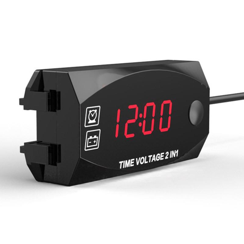 2 В 1 Універсальний Мотоциклетний Електронний Годинник Вольтметр Ip67 Водонепроникний Дисплей червоний
2 В 1 Універсальний Мотоциклетний Електронний Годинник Вольтметр Ip67 Водонепроникний Дисплей червоний