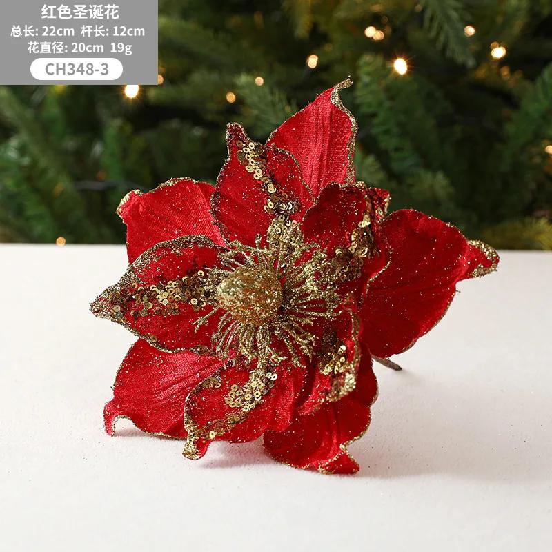 22cm Christmas Decoration Artificial Flower Xmas Tree Hanging Oranments Merry Christmas 2024 Decor Navidad Happy New Year 2025
22cm Christmas Decoration Artificial Flower Xmas Tree Hanging Oranments Merry Christmas 2024 Decor Navidad Happy New Year 2025