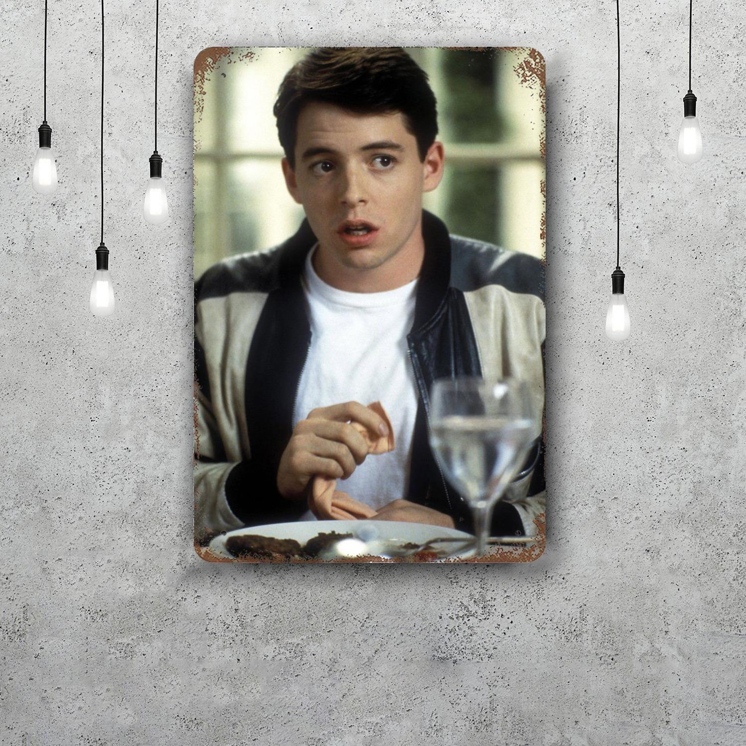 ferris bueller movie Decor Poster Vintage Tin Sign Metal Sign Decorative Plaque for Pub Bar Man Cave Club Wall Decoration 20x30cm(7.8x11.8inch)
ferris bueller movie Decor Poster Vintage Tin Sign Metal Sign Decorative Plaque for Pub Bar Man Cave Club Wall Decoration 20x30cm(7.8x11.8inch)