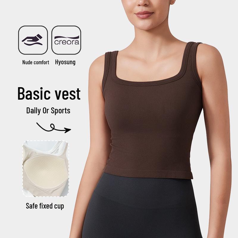 Women s Ribbed Sports Tank Top - Wide Strap, Padded, Backless Design, Slimming Side, Versatile Yoga Camisole Small білий
Women s Ribbed Sports Tank Top - Wide Strap, Padded, Backless Design, Slimming Side, Versatile Yoga Camisole Small білий