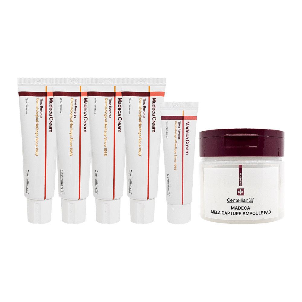 Madeca Cream Time Reverse Season 7 50ml x 4 + 15ml + Ampoule Pad Cream Season 7 40ml x 4 + 15ml + Ampoule Pad
Madeca Cream Time Reverse Season 7 50ml x 4 + 15ml + Ampoule Pad Cream Season 7 40ml x 4 + 15ml + Ampoule Pad