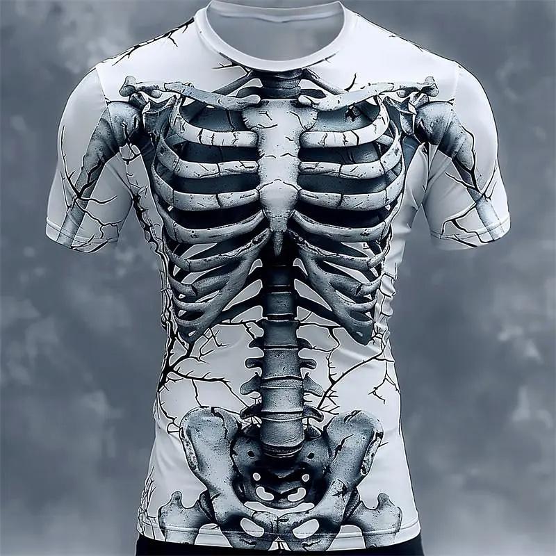 Summer Round Neck 3D Skeleton Body Print Top Fashionable Casual Short Sleeved Men s T-shirts 5XL
Summer Round Neck 3D Skeleton Body Print Top Fashionable Casual Short Sleeved Men s T-shirts 5XL