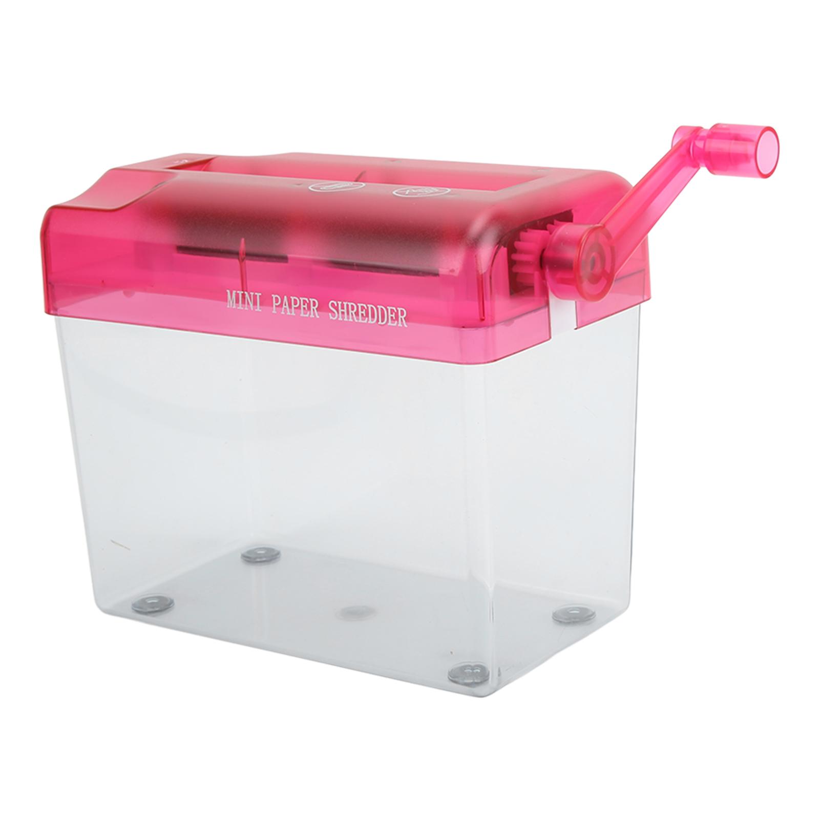 Manual Shredder Fully Transparent Mute Compact Structure Antislip Mini Shredder for Office School
Manual Shredder Fully Transparent Mute Compact Structure Antislip Mini Shredder for Office School