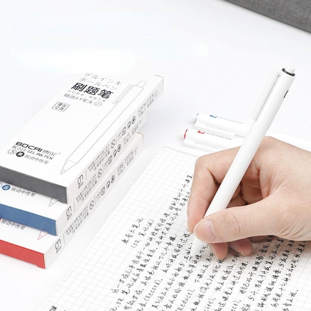 St Pen Head Student Stationery Writing Pen Question Marker Press Neutral Pen Set Exam Pen синий
St Pen Head Student Stationery Writing Pen Question Marker Press Neutral Pen Set Exam Pen синий