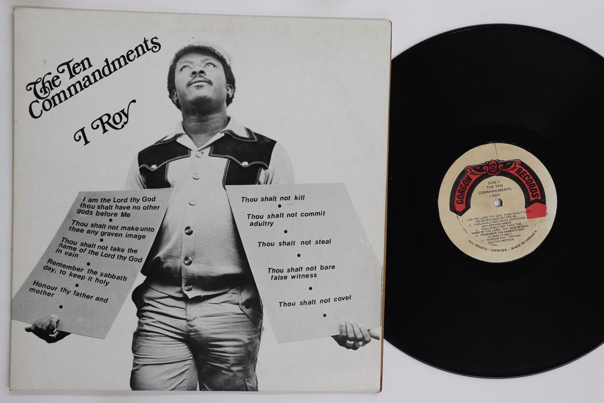 LP Record I ROY Ten Commandments NONE GORGON RECORDS 1978 Jamaica Reggae Ska Dub Used
LP Record I ROY Ten Commandments NONE GORGON RECORDS 1978 Jamaica Reggae Ska Dub Used