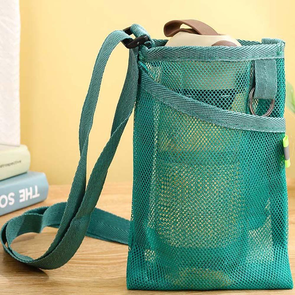 Флуоресцентный цвет Пустотелый мешочек для дофамина Прозрачный дышащий мешок для чашки Пляж