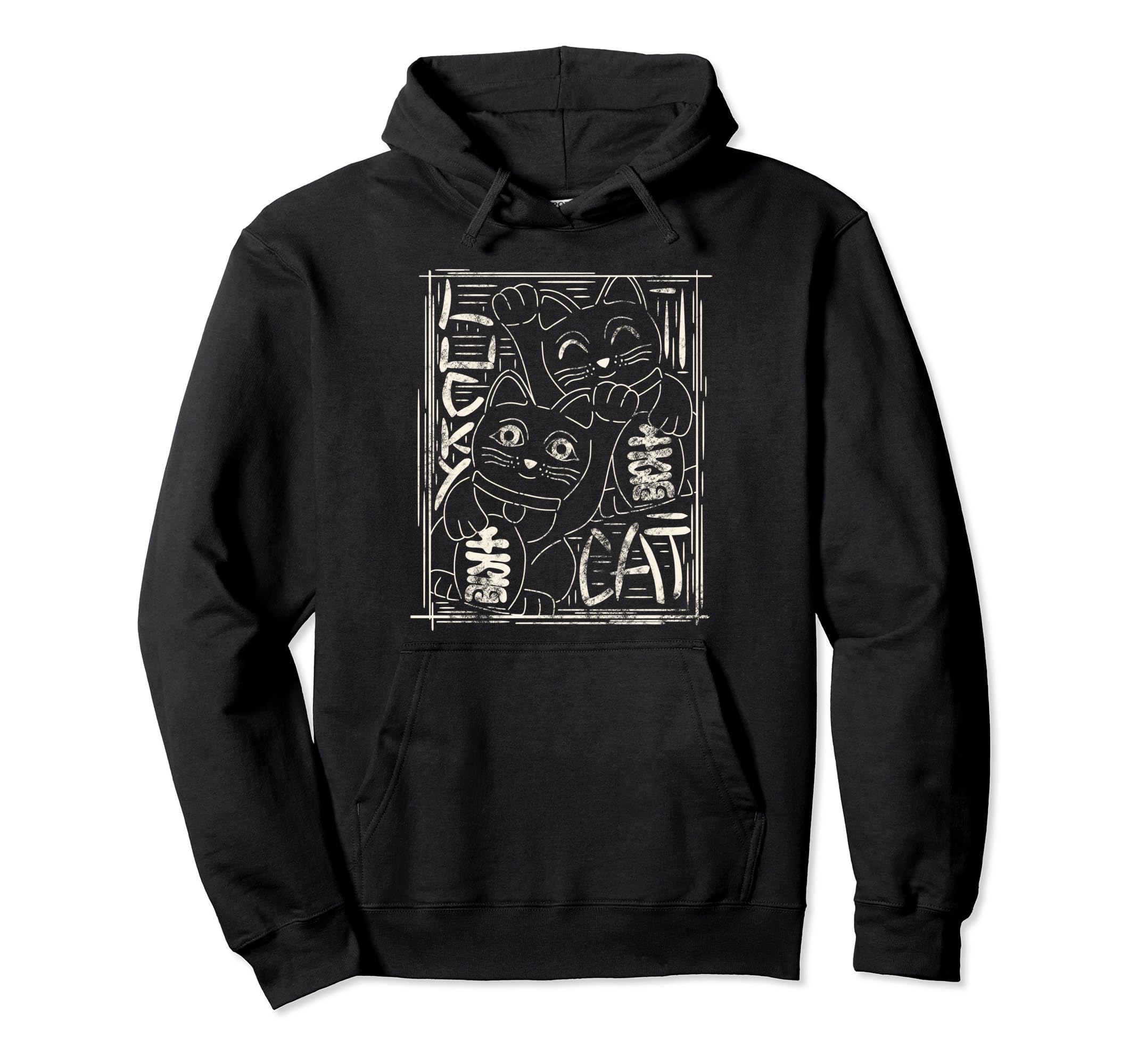 Kawaii Maneki Neko Japanese Waving Cat Vintage Art Hoodie чёрный
Kawaii Maneki Neko Japanese Waving Cat Vintage Art Hoodie чёрный