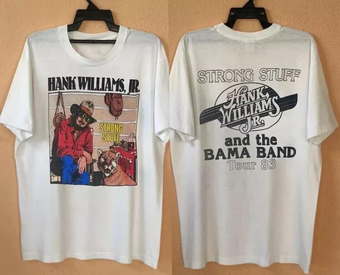 Hank 1983 Williams Jr T-Shirt Mens Womens Tees Top Bama Band Tour Strong Stuff Gift Bocephus Fans M
Hank 1983 Williams Jr T-Shirt Mens Womens Tees Top Bama Band Tour Strong Stuff Gift Bocephus Fans M