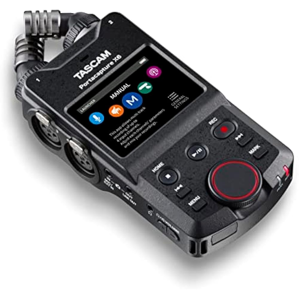 TASCAM (Tascam) Portacapture X6 32bit Float 96kHz (Hi-Res) 6 Track Portable Recorder Podcast USB ...
TASCAM (Tascam) Portacapture X6 32bit Float 96kHz (Hi-Res) 6 Track Portable Recorder Podcast USB ...