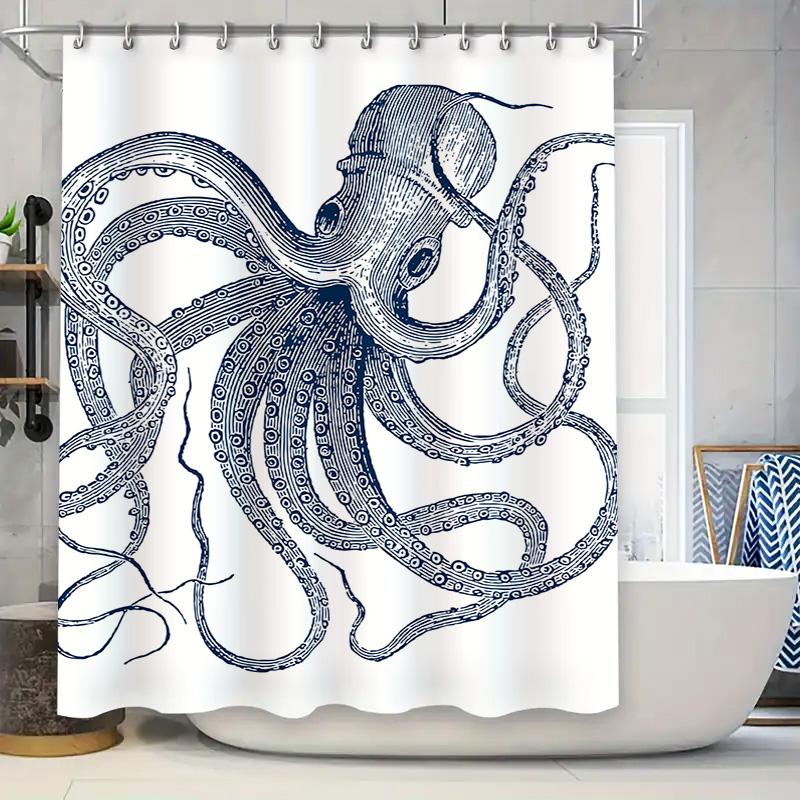 Modern Blue Rectangular Pattern Waterproof Shower Curtain For Bathroom Decor 3D Printed Fabric Bath Mat W60H190(CM)-1 Pcs
Modern Blue Rectangular Pattern Waterproof Shower Curtain For Bathroom Decor 3D Printed Fabric Bath Mat W60H190(CM)-1 Pcs