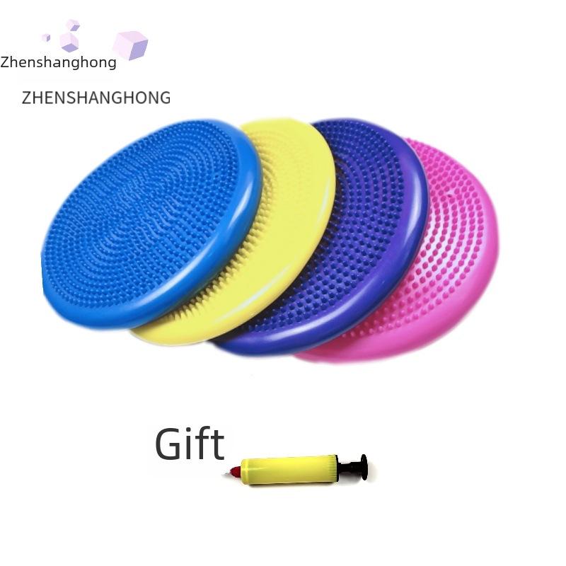 Thickened PVC Yoga Balance Mat and Inflatable Massage Ball Balance Trainer 34cm Cushion
Thickened PVC Yoga Balance Mat and Inflatable Massage Ball Balance Trainer 34cm Cushion