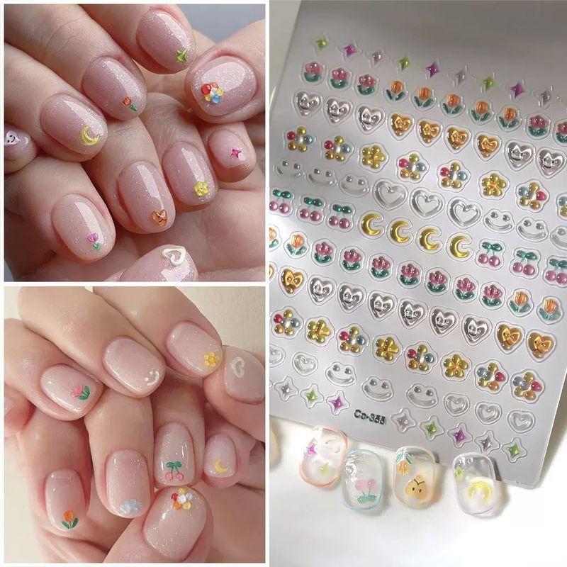 Graffiti Heart Smiley Face Three-Dimensional High Jelly Nail Sticker Waterproof Nail Sticker Five-Color Flower Earphone Box Decals 355 Default
Graffiti Heart Smiley Face Three-Dimensional High Jelly Nail Sticker Waterproof Nail Sticker Five-Color Flower Earphone Box Decals 355 Default