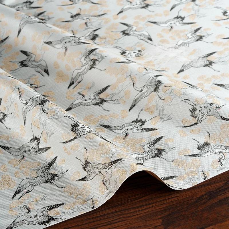 Fairy Crane Flying Brocade Fabric Soft Silky Smooth New Chinese Style Jacket Vest Fabric Diy Sewing By Meters Material 100x150cm
Fairy Crane Flying Brocade Fabric Soft Silky Smooth New Chinese Style Jacket Vest Fabric Diy Sewing By Meters Material 100x150cm