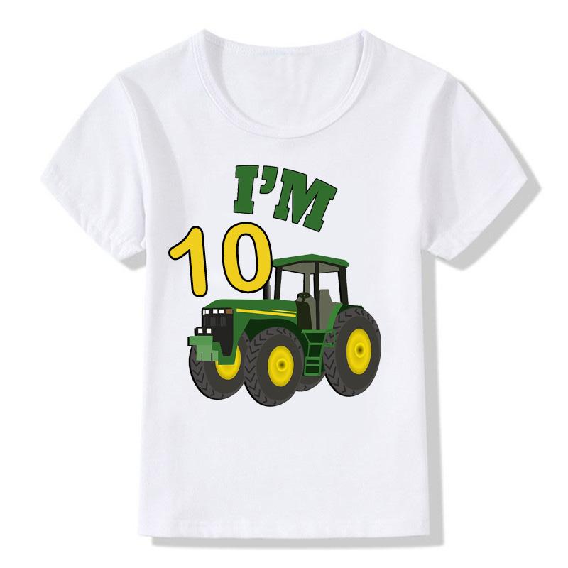 Boy Cute Farm Theme Tractor 1-10 Birthday Number Print T Shirt Kids Birthday Boy&Girl Funny Gift Tshirt Present Children Clothes 160
Boy Cute Farm Theme Tractor 1-10 Birthday Number Print T Shirt Kids Birthday Boy&Girl Funny Gift Tshirt Present Children Clothes 160