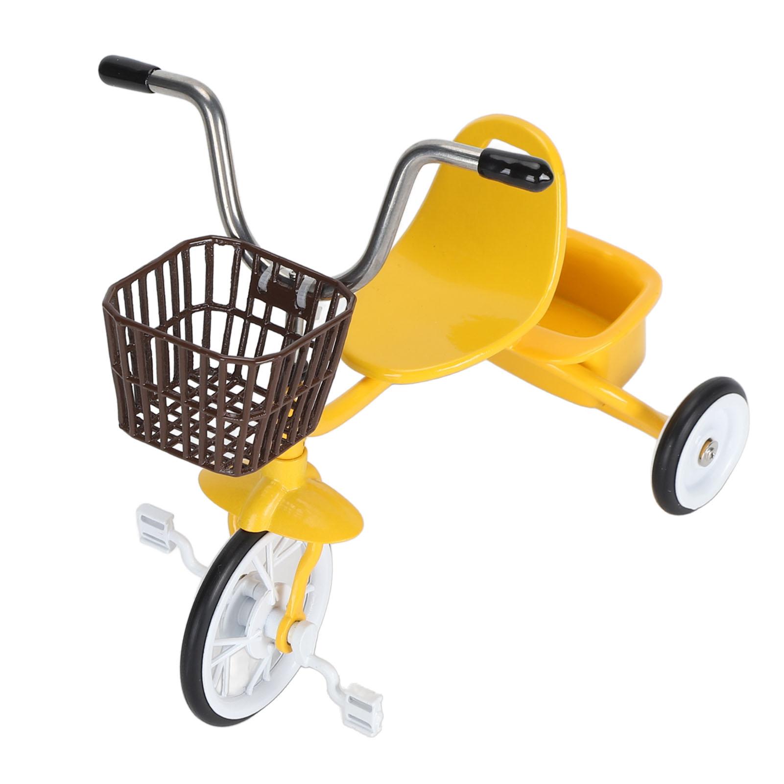 Metal Tricycle Model Three Wheeled Bike Model Decorative Miniature Tricycle Statue Lifelike Tricycle Toy Ornament for Desk Shelf
Metal Tricycle Model Three Wheeled Bike Model Decorative Miniature Tricycle Statue Lifelike Tricycle Toy Ornament for Desk Shelf