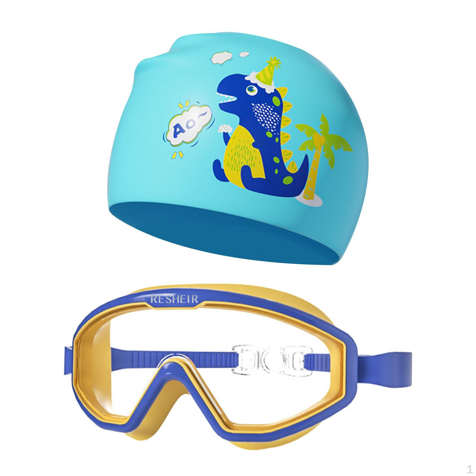 Swim Goggles Cap Lightweight Eyewear for Pool Fun Blue Yellow
Swim Goggles Cap Lightweight Eyewear for Pool Fun Blue Yellow