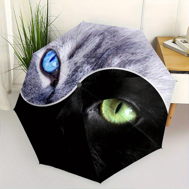 Cat Yin Yang Automatic Folding Umbrella 8 Ribs, Durable Iron Frame, Bright Color Pattern Compact Travel Umbrella, Suitable for Outdoor, Bea
Cat Yin Yang Automatic Folding Umbrella 8 Ribs, Durable Iron Frame, Bright Color Pattern Compact Travel Umbrella, Suitable for Outdoor, Bea