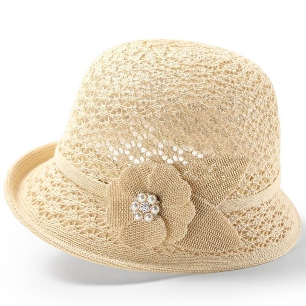 Elegant Hollowed-Out Sun Hat Adjustable Short-Brimmed Style Mother Flower Bucket Hat Lightweight Floral Decoration Bowler Hat
Elegant Hollowed-Out Sun Hat Adjustable Short-Brimmed Style Mother Flower Bucket Hat Lightweight Floral Decoration Bowler Hat