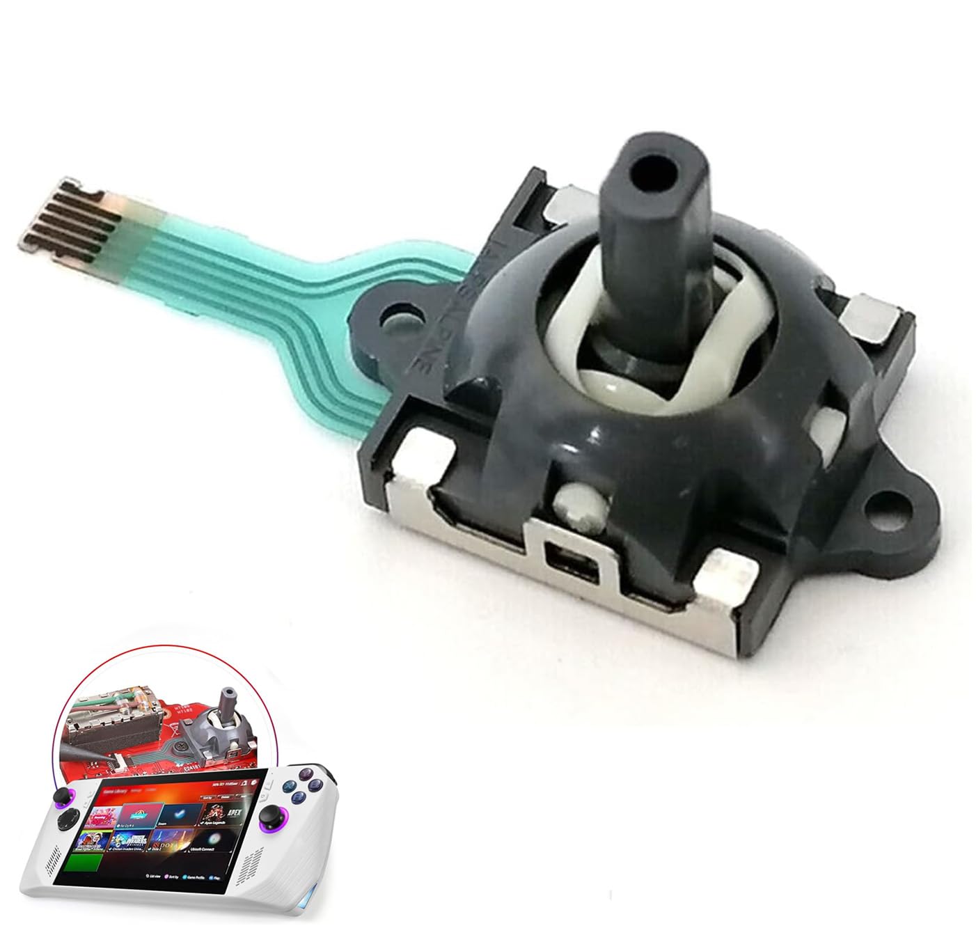 Joystick Thumbstick Accessories for and Ally Game GPD Win Windows 10 Handheld Game and Laptops Asus, ROG, Controllers, 3, Consoles, чорний
Joystick Thumbstick Accessories for and Ally Game GPD Win Windows 10 Handheld Game and Laptops Asus, ROG, Controllers, 3, Consoles, чорний