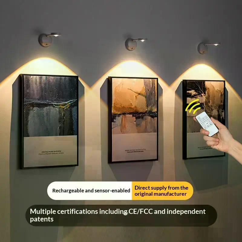 USB Rechargeable Intelligent Human Sensing Wireless Wall Light Dimmable Led Spotlight For Lighting Reading Restaurant Hotel Bar 1 Black
USB Rechargeable Intelligent Human Sensing Wireless Wall Light Dimmable Led Spotlight For Lighting Reading Restaurant Hotel Bar 1 Black