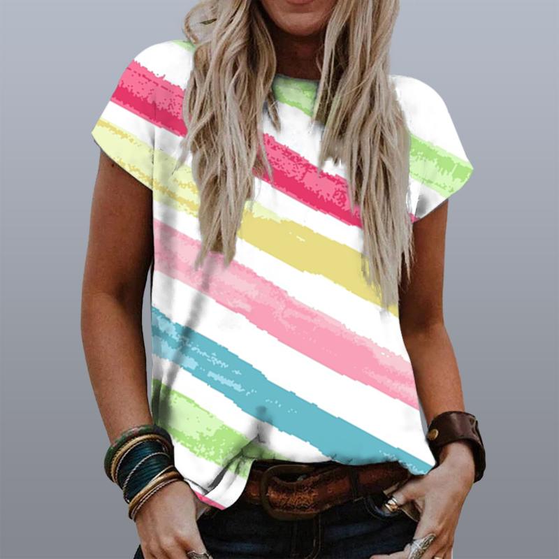 Женская летняя футболка Простой принт Ретро мода Футболки с коротким рукавом Повседневные Принтованные Топы 8XL разноцветный
Женская летняя футболка Простой принт Ретро мода Футболки с коротким рукавом Повседневные Принтованные Топы 8XL разноцветный