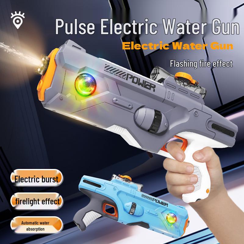 Automatic Electric Water Gun with LED Lights, Summer Toy for Kids, Free Shipping 
Automatic Electric Water Gun with LED Lights, Summer Toy for Kids, Free Shipping