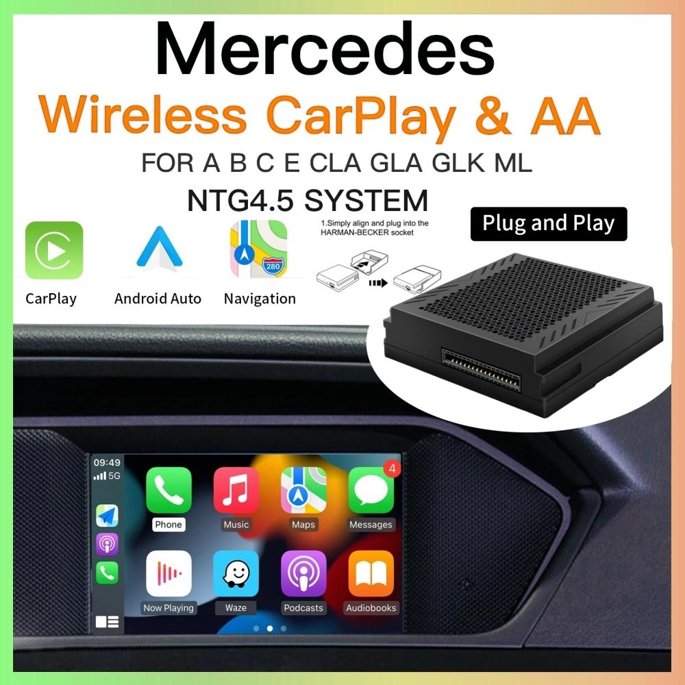 Обновление беспроводной Carplay подходит для Mercedes Benz ABCE CLA GLA GLK ML Sprinter NTG4.5 Becker Module Android Auto Navigation
Обновление беспроводной Carplay подходит для Mercedes Benz ABCE CLA GLA GLK ML Sprinter NTG4.5 Becker Module Android Auto Navigation