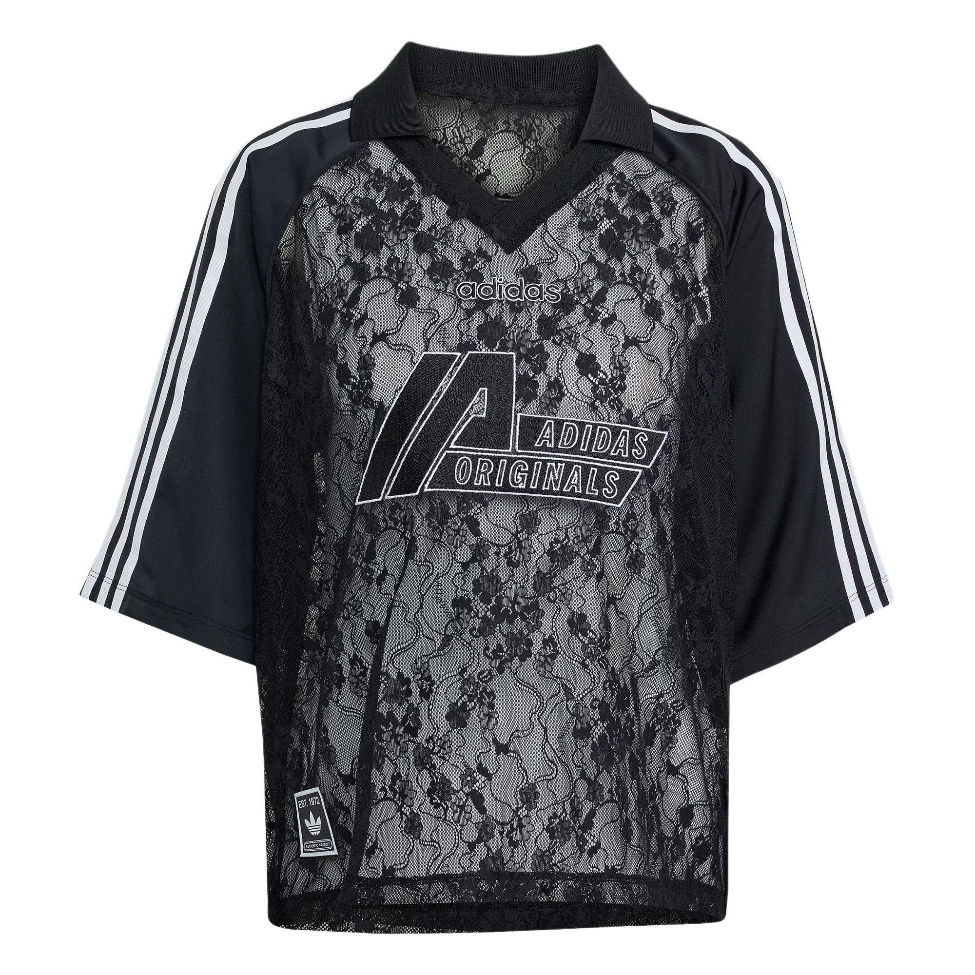 Adidas Originals Lace Comfortable Fashion Sports Short Sleeve Football Jersey Women tops Black KD2276 XL
Adidas Originals Lace Comfortable Fashion Sports Short Sleeve Football Jersey Women tops Black KD2276 XL