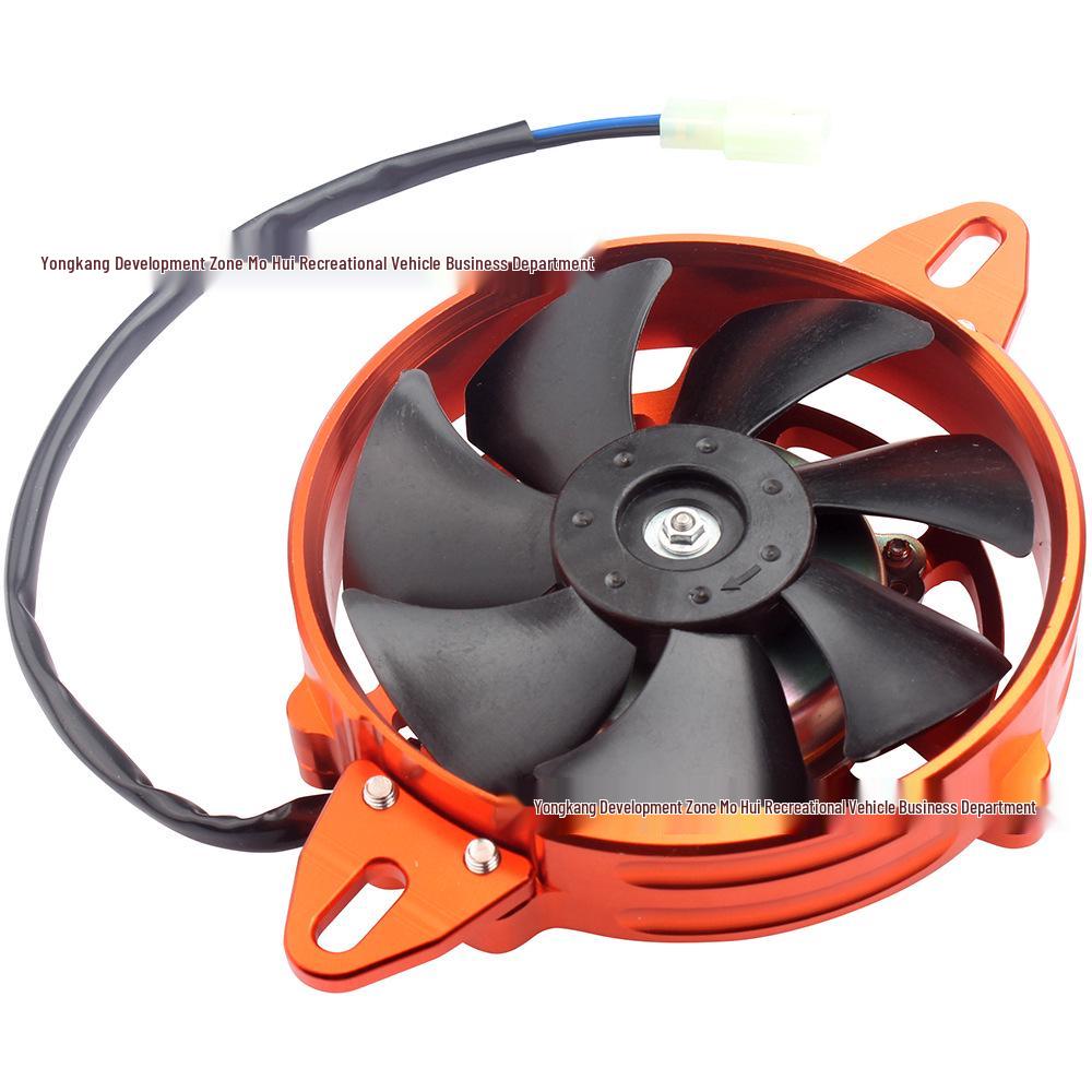 Orange CNC Aluminum Oil Cooler Fan for 125-250CC ATV/Motorcycle/Buggy. Small
Orange CNC Aluminum Oil Cooler Fan for 125-250CC ATV/Motorcycle/Buggy. Small