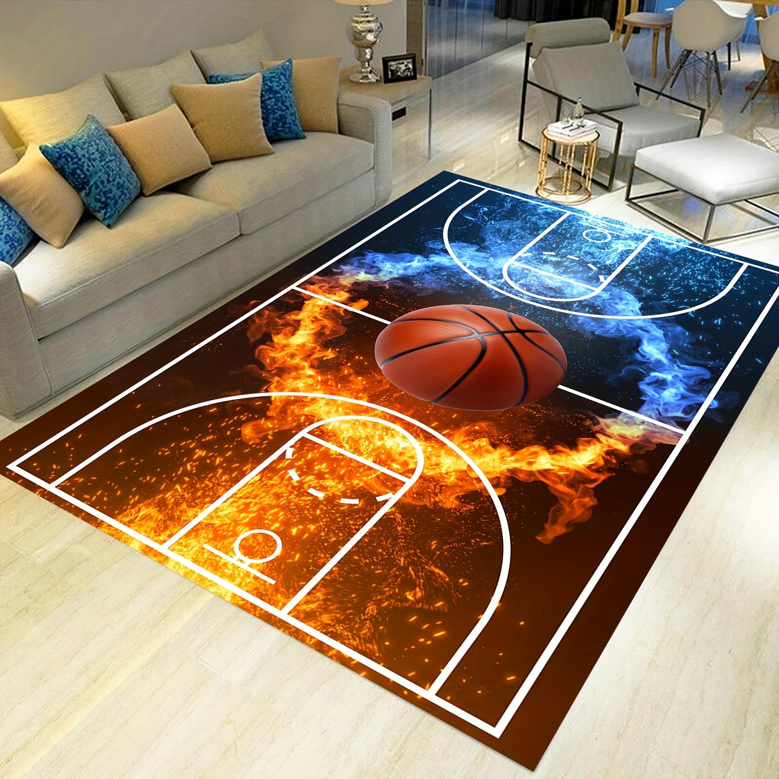 Large Basketball Court Carpet Non Slip Velvet Area Mat Flame Ice Design Machine Washable Polyester Indoor Outdoor Sports Decor 50x80cm20x31in
Large Basketball Court Carpet Non Slip Velvet Area Mat Flame Ice Design Machine Washable Polyester Indoor Outdoor Sports Decor 50x80cm20x31in