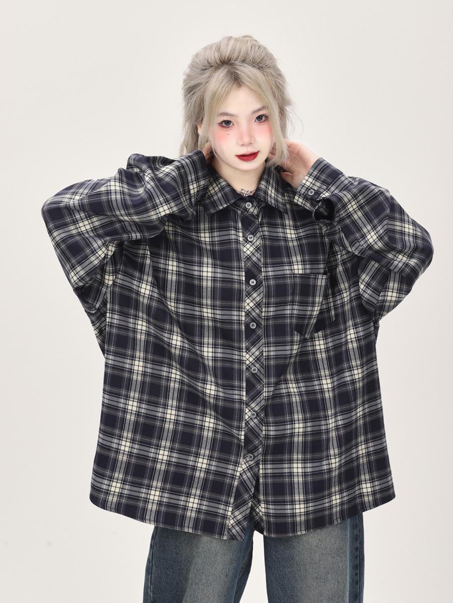 Унисекс рубашка с капюшоном в клетку в стиле ретро с цветными блоками 2025 - Свободная, модная и универсальная для весны M синий
Унисекс рубашка с капюшоном в клетку в стиле ретро с цветными блоками 2025 - Свободная, модная и универсальная для весны M синий