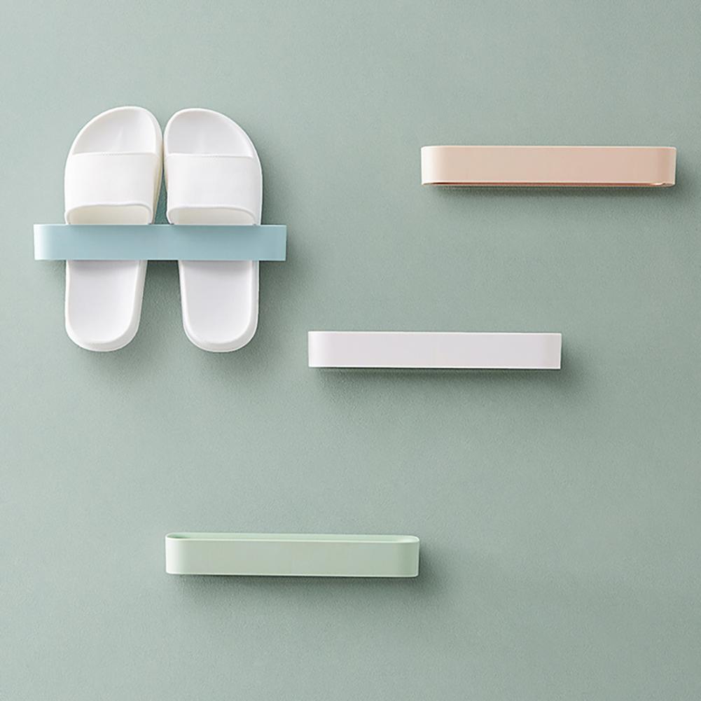 Bathroom Wall-mounted Seamless Stickers Shoes Rack Organizer Quick Drying Slippers Shelf Storage Holder Wall Hanging Storage
Bathroom Wall-mounted Seamless Stickers Shoes Rack Organizer Quick Drying Slippers Shelf Storage Holder Wall Hanging Storage