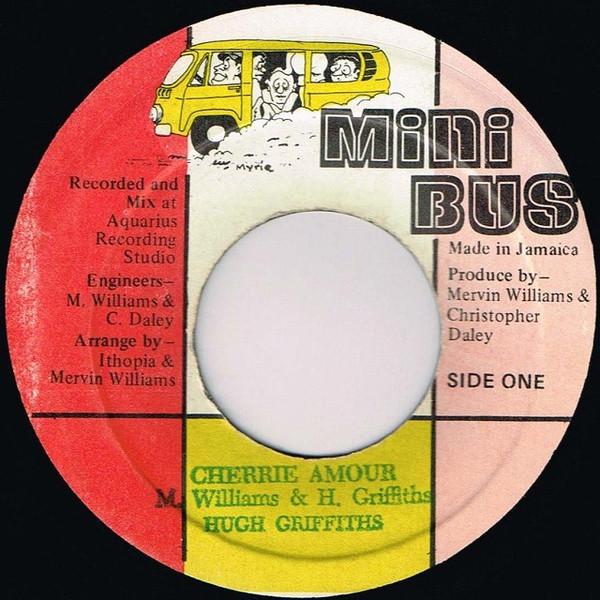 7inch Record HUGH GRIFFITHS Cherrie Amour NONE Mini Bus 1984 Jamaica Reggae Ska Dub Used
7inch Record HUGH GRIFFITHS Cherrie Amour NONE Mini Bus 1984 Jamaica Reggae Ska Dub Used