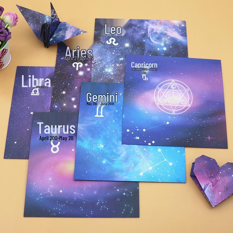 Starry Sky Origami Paper: Double-Sided Constellation Print for Kids, 12 Designs, Foldable into Cranes and Hearts 1 Book, 60 Sheets
Starry Sky Origami Paper: Double-Sided Constellation Print for Kids, 12 Designs, Foldable into Cranes and Hearts 1 Book, 60 Sheets