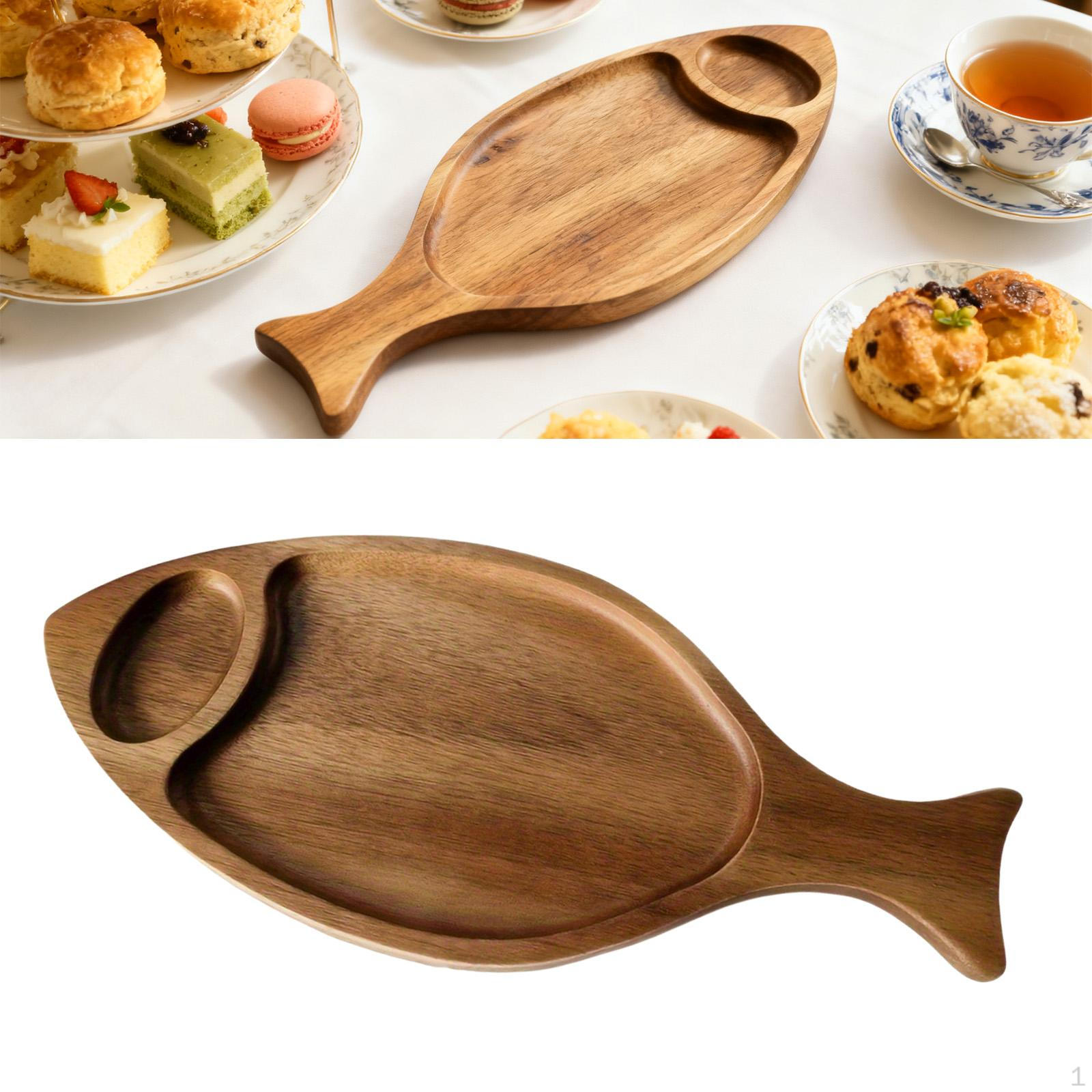 Fish Shaped Serving Tray Food Dish Plate Party Appetizers Dessert Wooden Platter Fruits Holder for
Fish Shaped Serving Tray Food Dish Plate Party Appetizers Dessert Wooden Platter Fruits Holder for