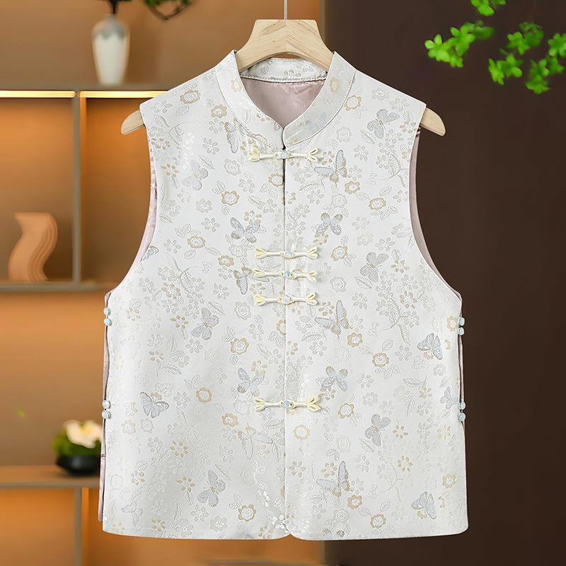 Buckle Jacquard Satin Vest Medium Women s New Vest Top Vest 3XL білий
Buckle Jacquard Satin Vest Medium Women s New Vest Top Vest 3XL білий