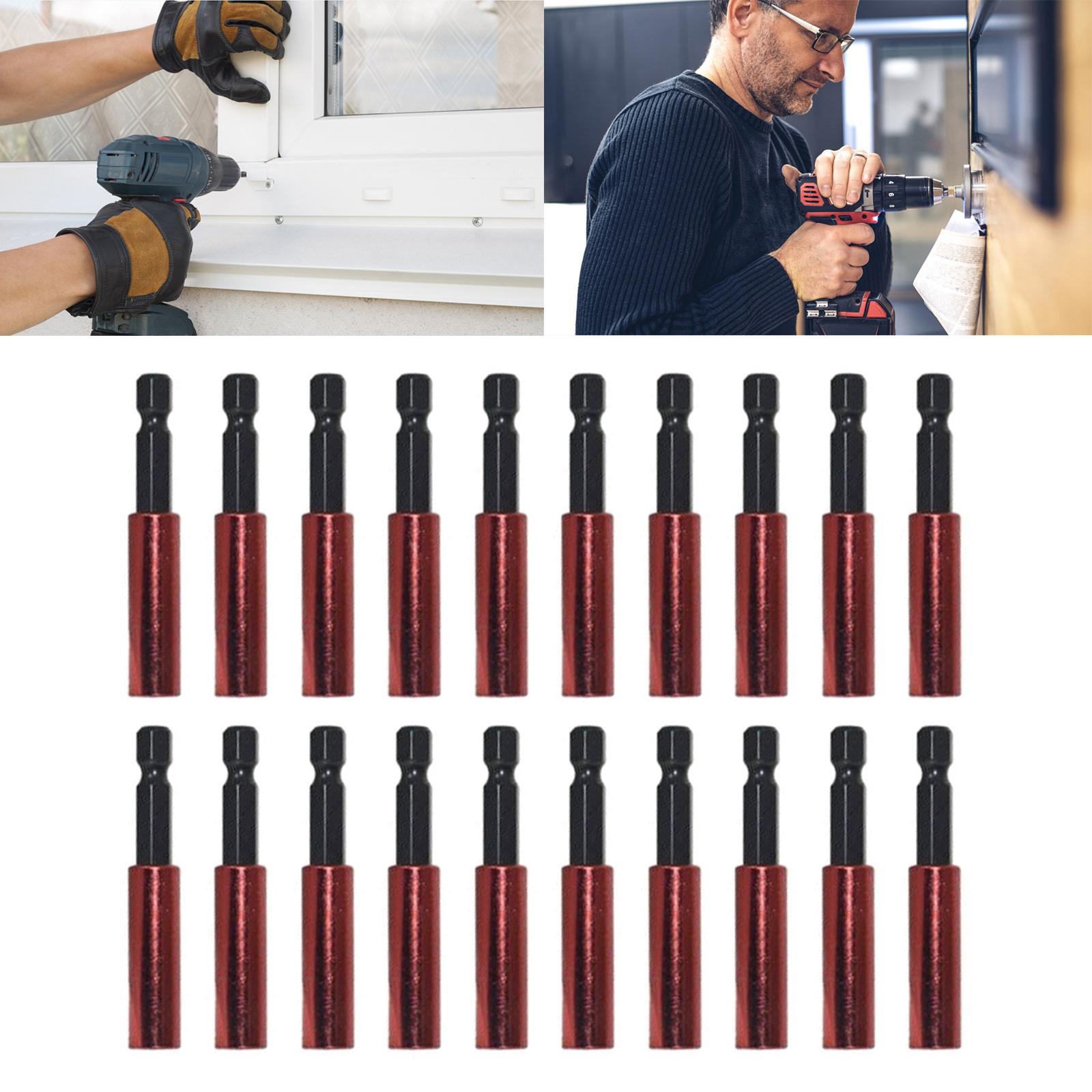 10/20Pcs 60mm 1/4inch Hex Magnetic Bit Holder Aluminum Alloys Extension Drill Driver Sleeve Adapter Screwdriver Bars 10
10/20Pcs 60mm 1/4inch Hex Magnetic Bit Holder Aluminum Alloys Extension Drill Driver Sleeve Adapter Screwdriver Bars 10