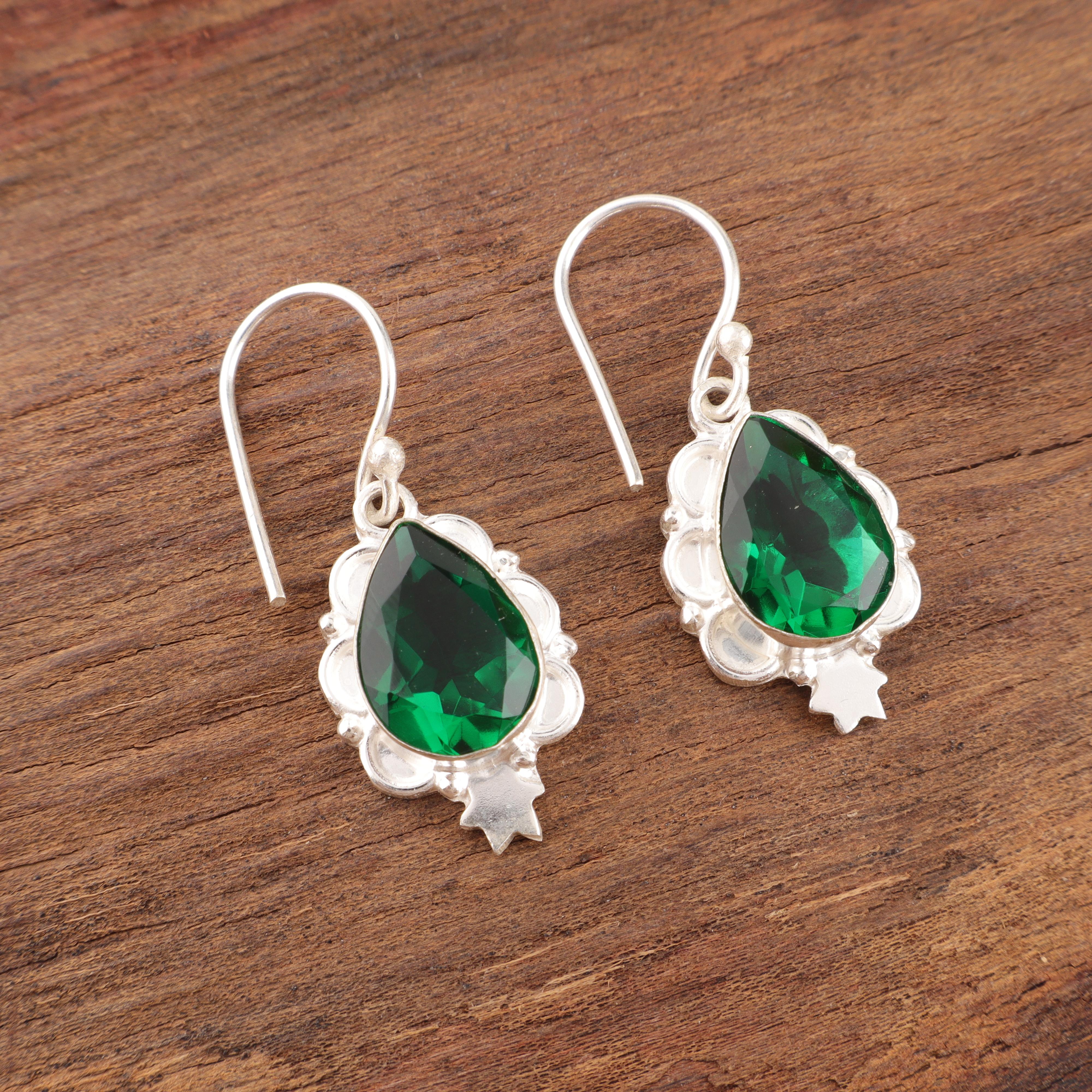 Green Emerald Gemstone Earrings Jewelry, Handmade Gorgeous Silver Earrings , 925 Sterling Silver Jewelry For Wedding Gift 1.6 inches зелений
Green Emerald Gemstone Earrings Jewelry, Handmade Gorgeous Silver Earrings , 925 Sterling Silver Jewelry For Wedding Gift 1.6 inches зелений
