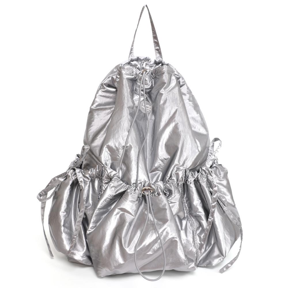New Drawstring Backpack, Multifunctional Leisure Backpack, Nylon Pleated Bag, College Student Backpack, Back To School Season срібний
New Drawstring Backpack, Multifunctional Leisure Backpack, Nylon Pleated Bag, College Student Backpack, Back To School Season срібний